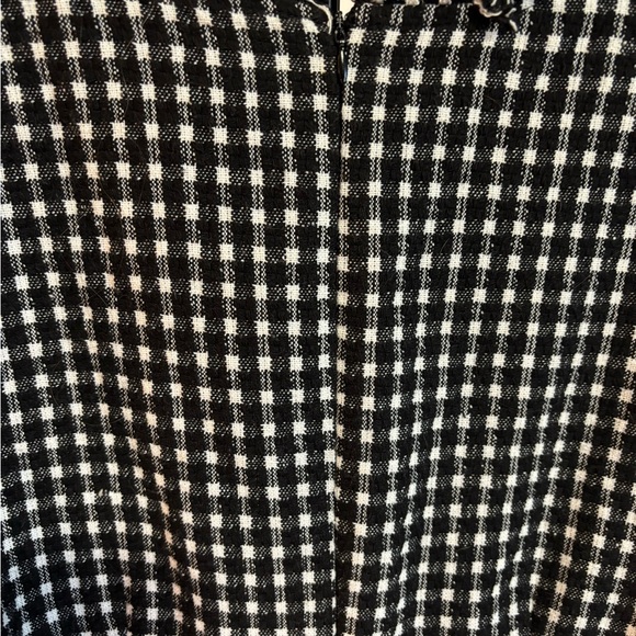 Lulu's Black and White Checkered Midi Dress - Picture 6 of 13